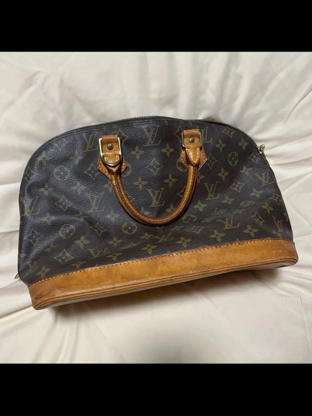 Louis Vuitton Monogram Canvas Alma BB Satchel - Brown